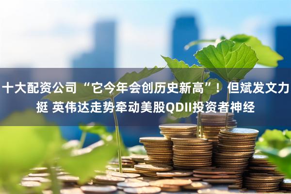 十大配资公司 “它今年会创历史新高”！但斌发文力挺 英伟达走势牵动美股QDII投资者神经